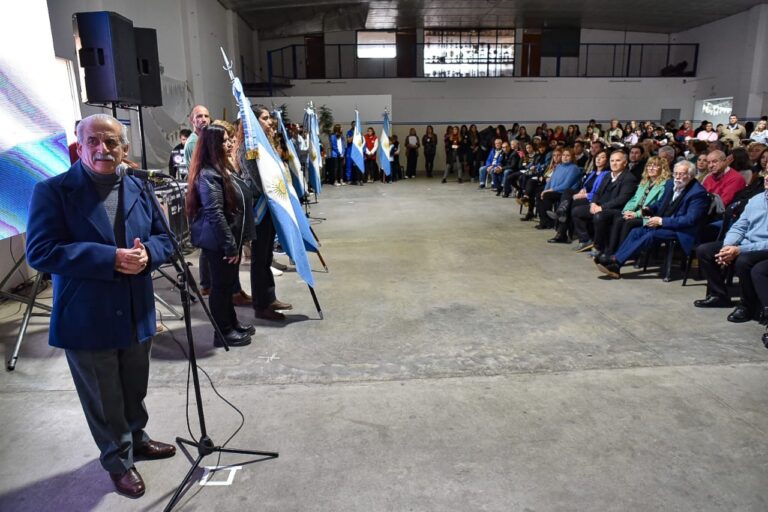 EL INTENDENTE MARINO PRESIDIÓ EL ACTO OFICIAL POR EL 95° ANIVERSARIO DE VILLALONGA