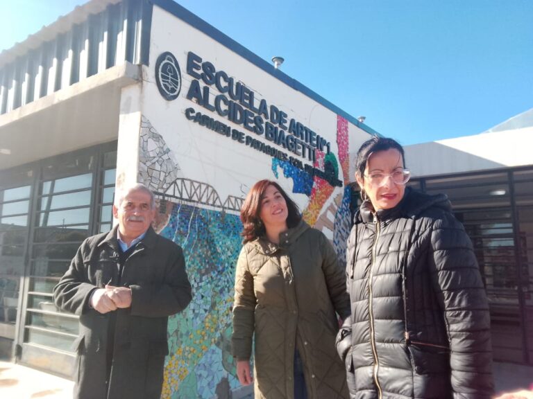 VISITA A LA OBRA DE GAS DE LA ESCUELA DE ARTE ALCIDES BIAGETTI