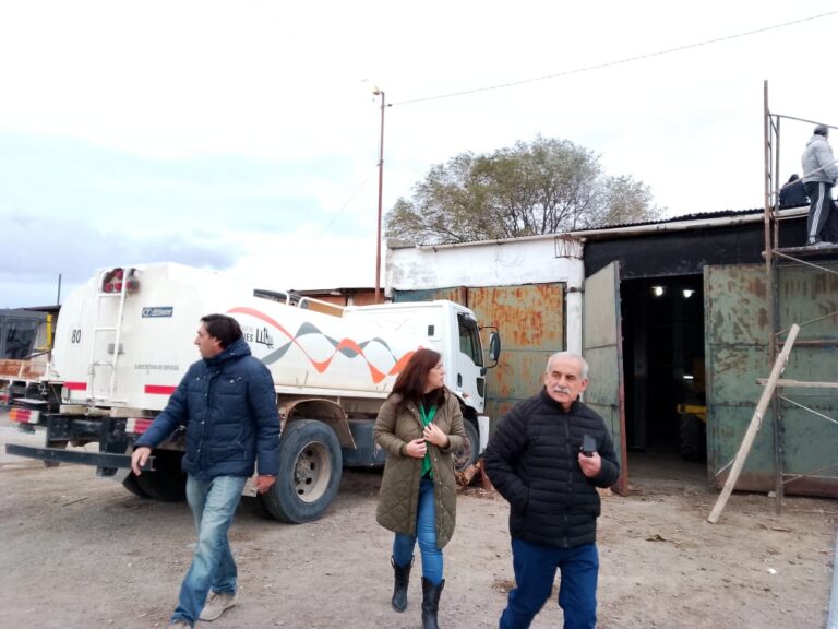 EL INTENDENTE MARINO SUPERVISÓ LOS TRABAJOS QUE SE REALIZAN EN EL CORRALÓN MUNICIPAL