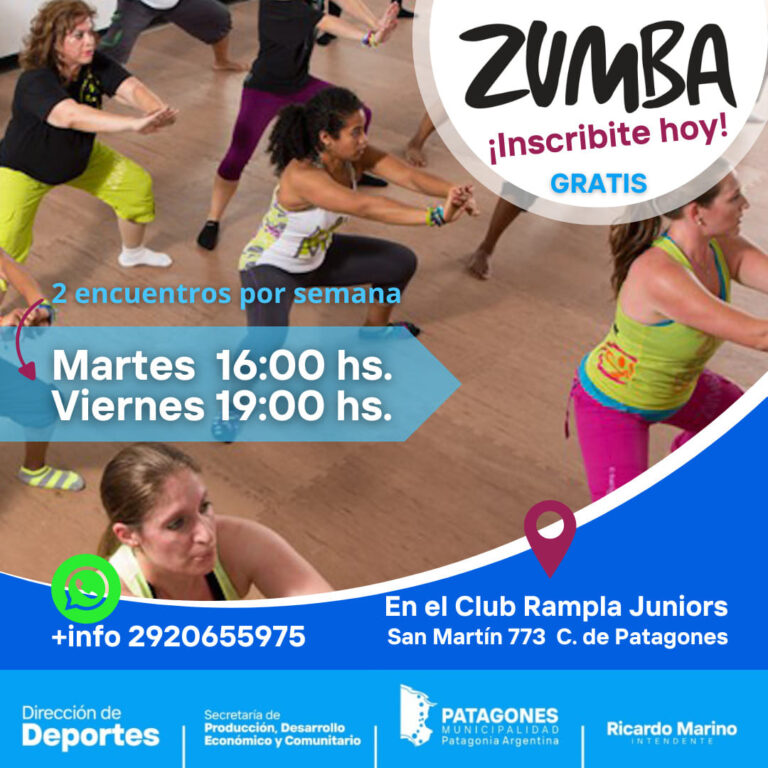 CLASES DE ZUMBA GRATIS EN EL CLUB RAMPLA JUNIORS