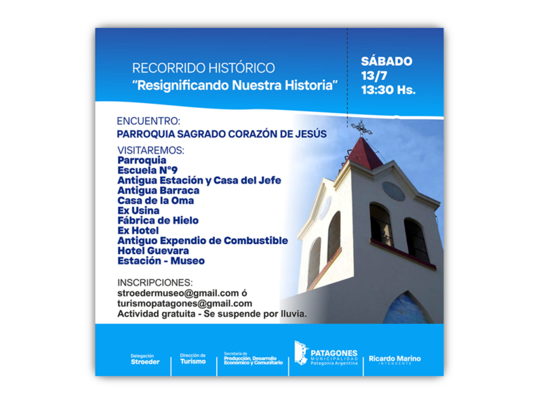 ¡SUMATE AL RECORRIDO HISTÓRICO: RESIGNIFICANDO NUESTRA HISTORIA! 