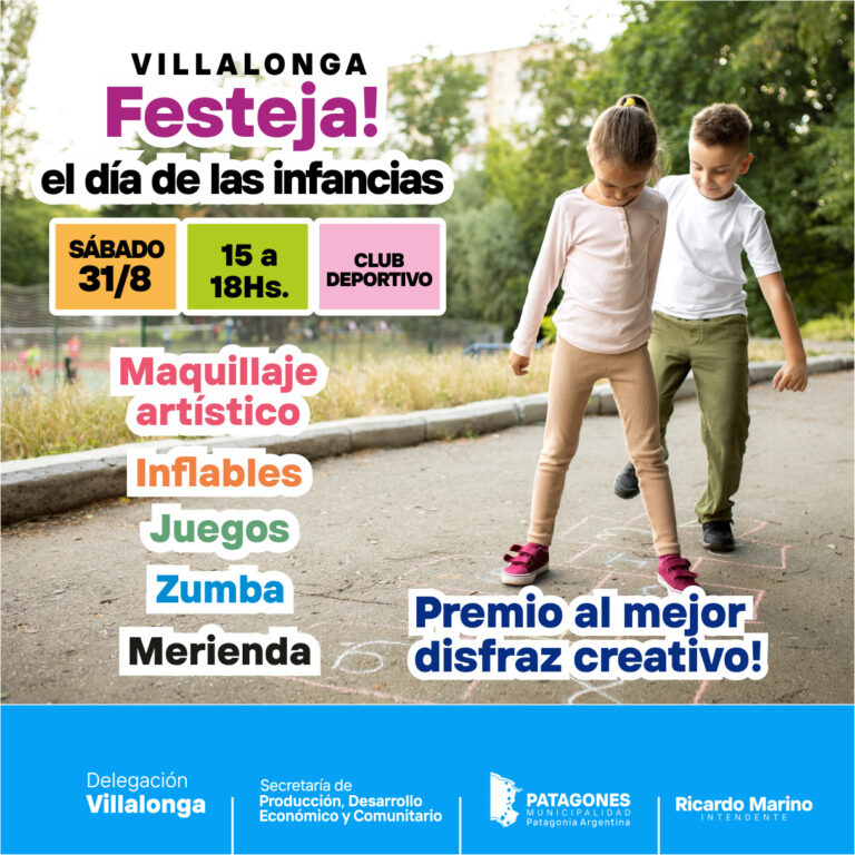 VILLALONGA FESTEJA EL DÍA DE LAS INFANCIAS