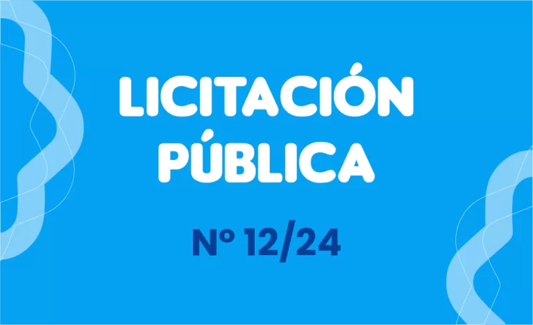 LICITACIÓN PÚBLICA Nº 12/24