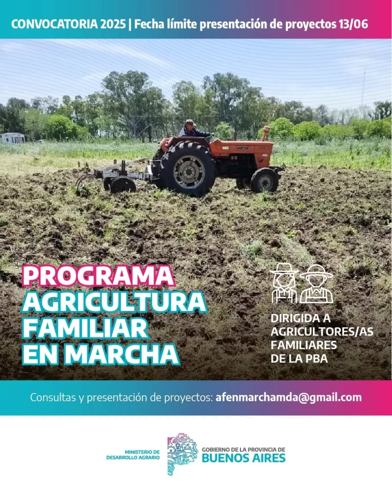 PROYECTOS DE FORTALECIMIENTO DE LA AGRICULTURA FAMILIAR 🧑🏼‍🌾👩🏼‍🌾- CONVOCATORIA 2025
