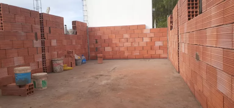 Avances de obra en el barrio El Bañado