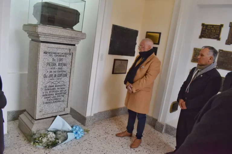 Patagones homenajeó a Luis Piedra Buena en el 192º aniversario de su natalicio