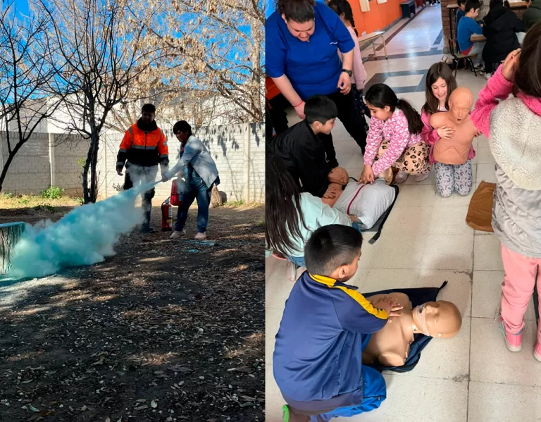 Taller de RCP y uso de extintores