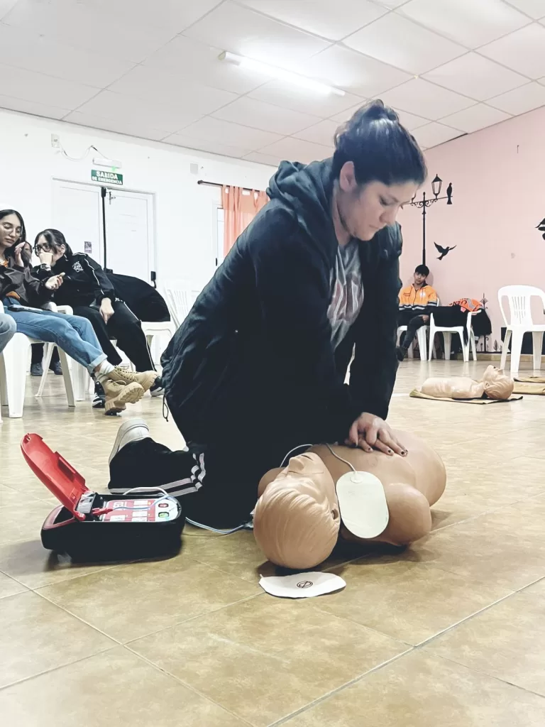 Capacitación en RCP, primeros auxilios y uso de extintores