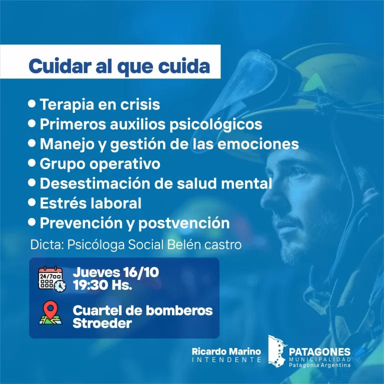 🚒 Cuidar al que cuida 💙