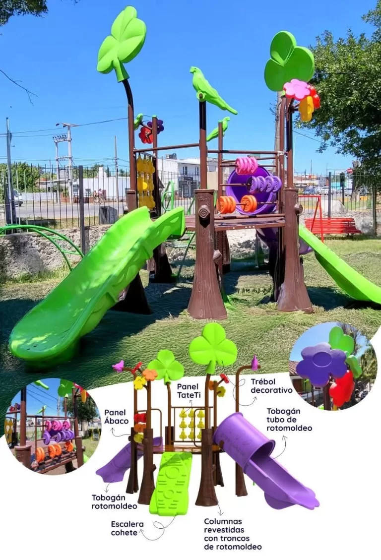Nuevos juegos para la plaza Adán de Juan A. Pradere