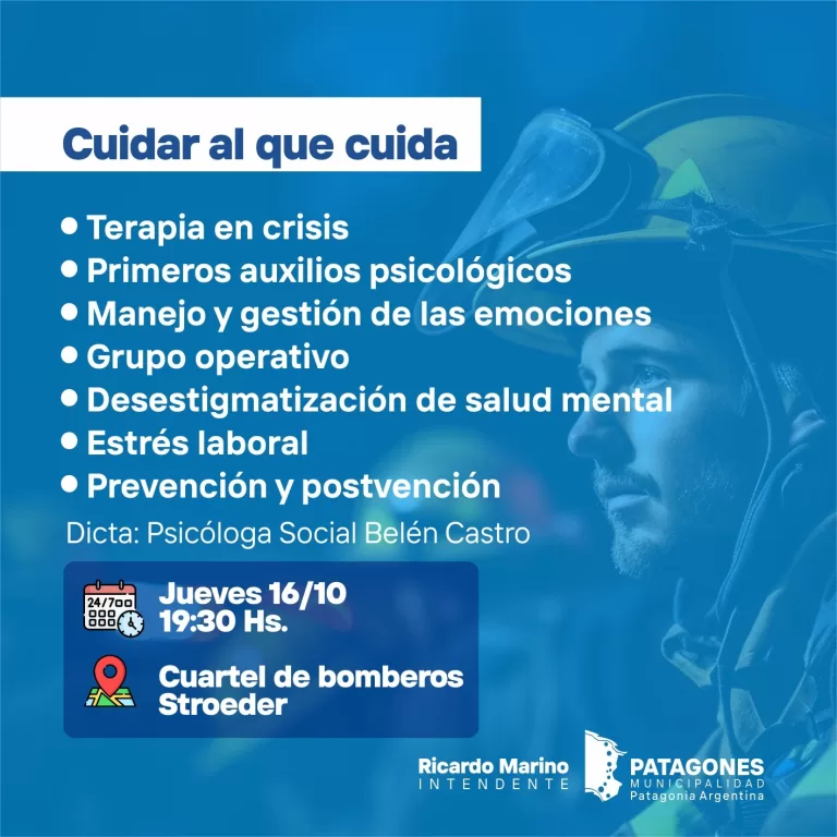 🚒 Cuidar al que cuida 💙