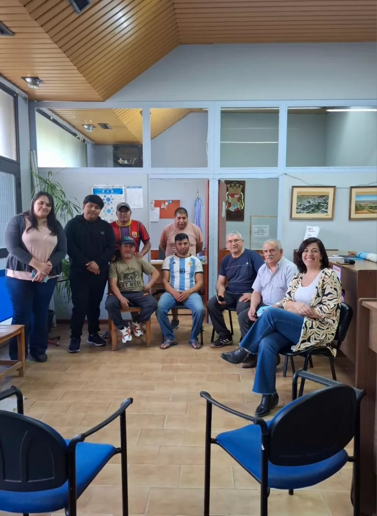 Marino encabezó encuentros con vecinos y recorrió obras en Villalonga