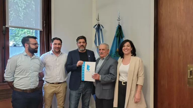 El Intendente Marino se reunió con el ministro Carlos Bianco