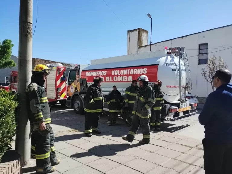 Simulacro de emergencia en la Escuela N°12 de Villalonga