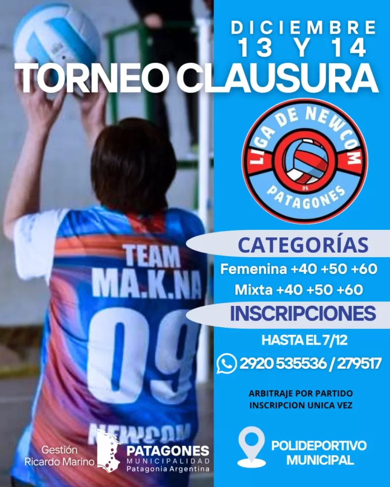 LA LIGA DE NEWCOM DE PATAGONES CIERRA EL AÑO CON TORNEO