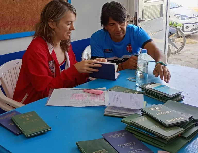 Guardavidas locales rindieron la revalida anual en Patagones