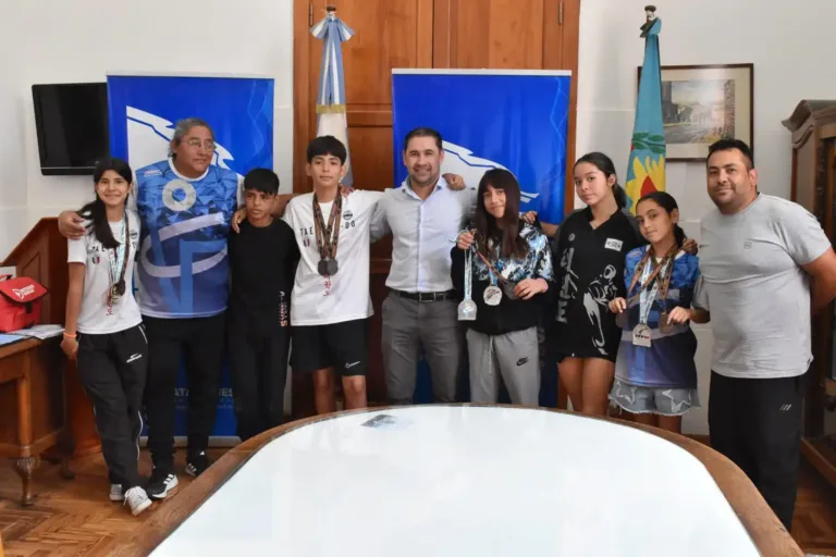 EL INTENDENTE INTERINO CRISTIAN DUARTE RECIBIÓ A LA ESCUELA MARAGATA DE JUDO