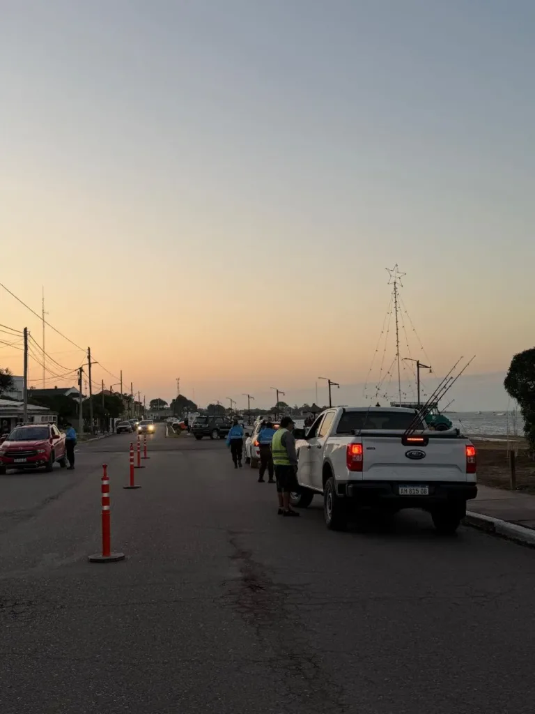 Operativo de control vehicular en Bahía San Blas para reforzar la seguridad vial