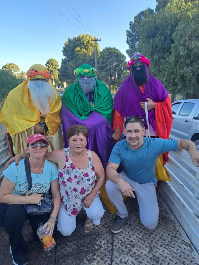 Llegada de los Reyes Magos en Carmen de Patagones