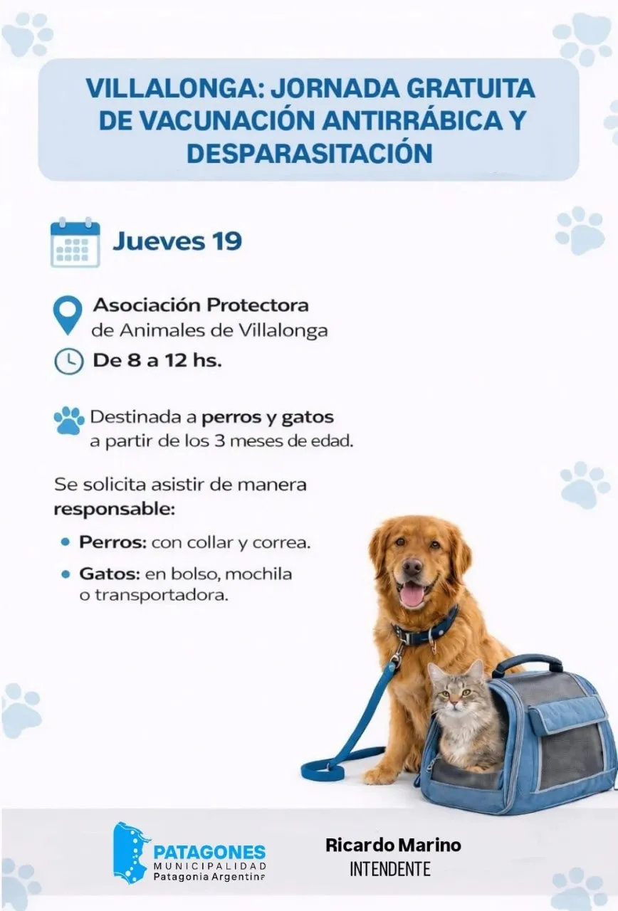 Jornada de vacunación antirrábica y desparasitación gratuita en Villalonga