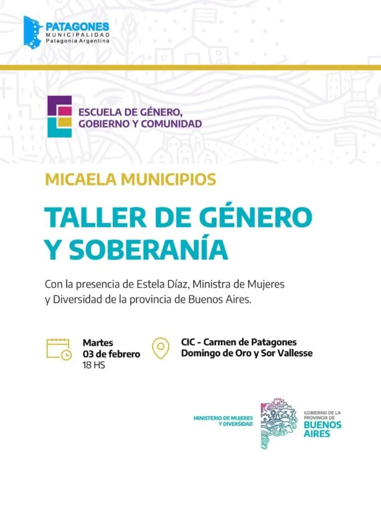 Taller "Soberanía y Género: Canal Magdalena" se realizará este martes