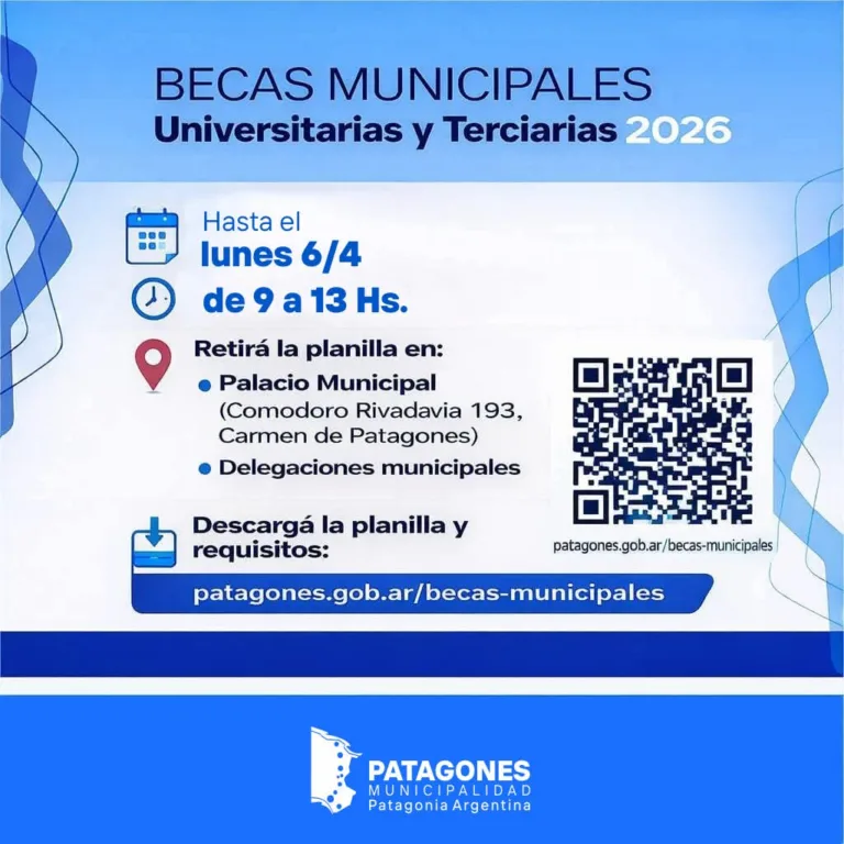 Continúa la inscripción para Becas Municipales terciarias y universitarias