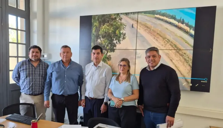 Autoridades de Patagones visitaron el Centro de Monitoreo de Bahía Blanca
