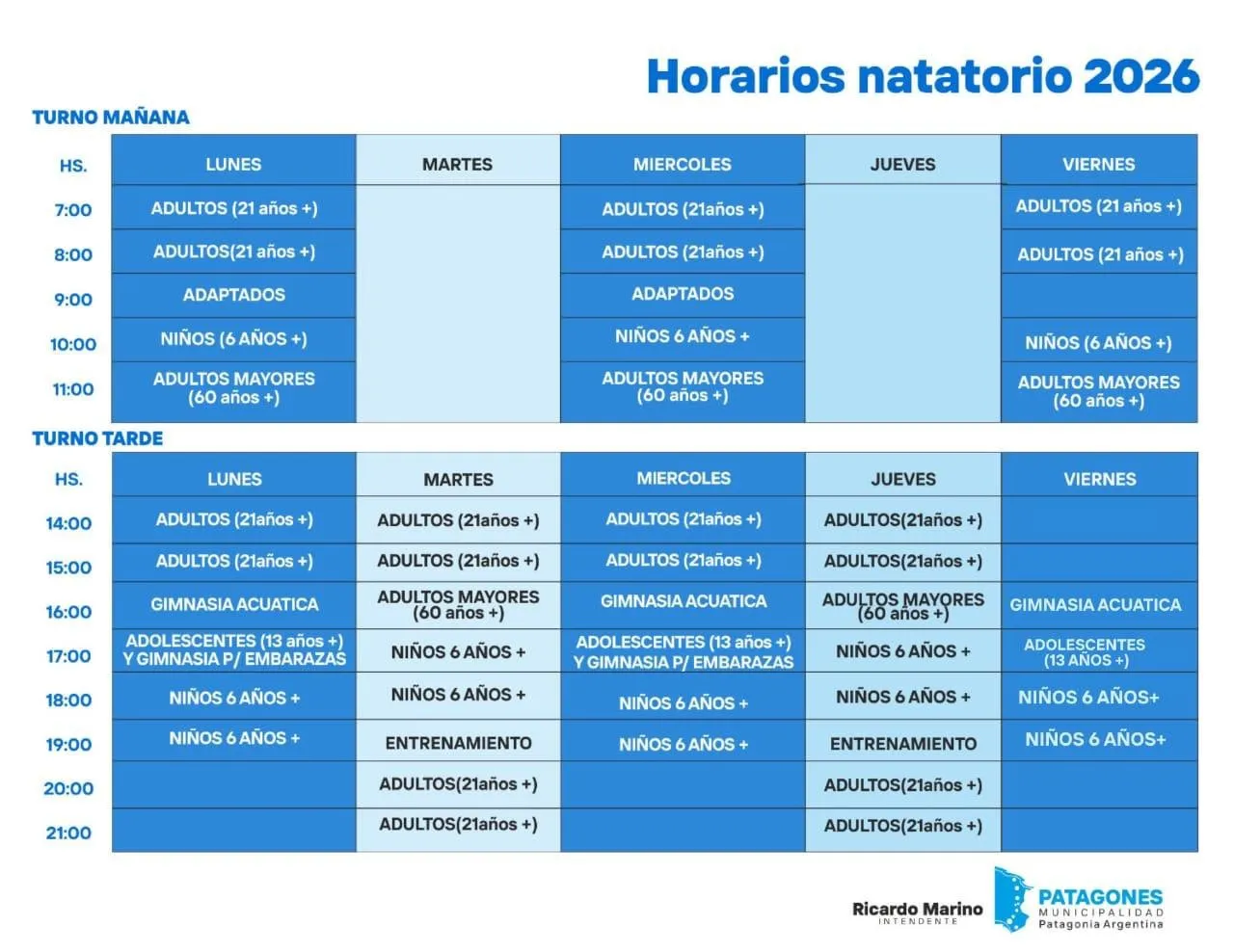 Inscripciones abiertas para natación municipal
