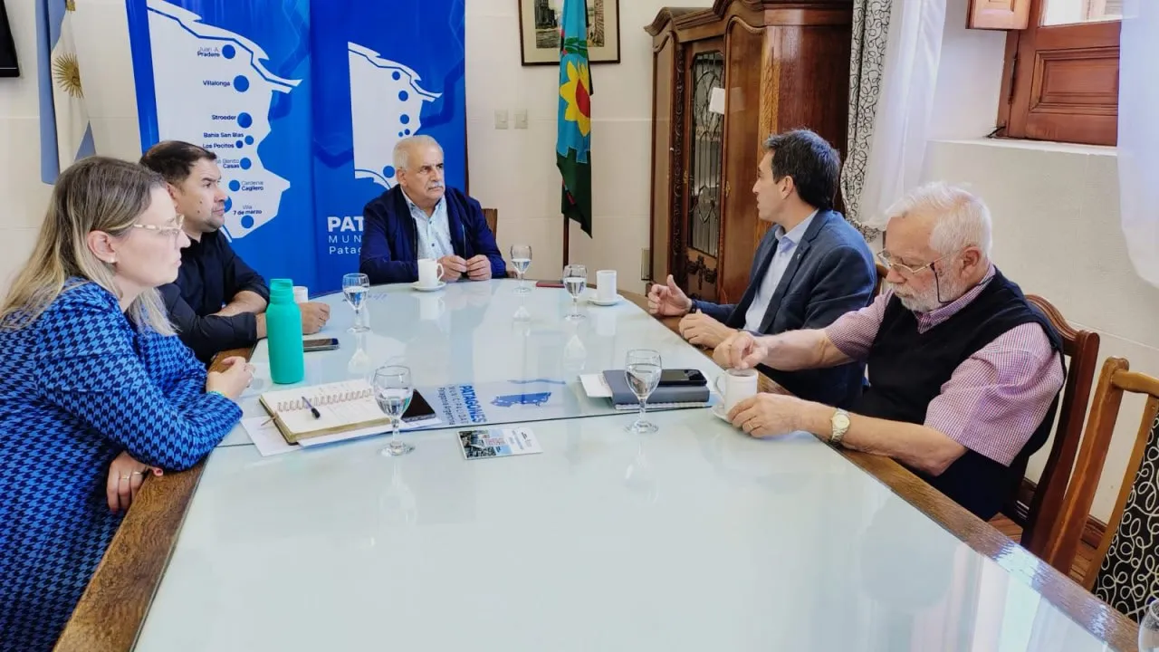 Intendente Marino recibió a su par de Viedma para avanzar en temas conjuntos