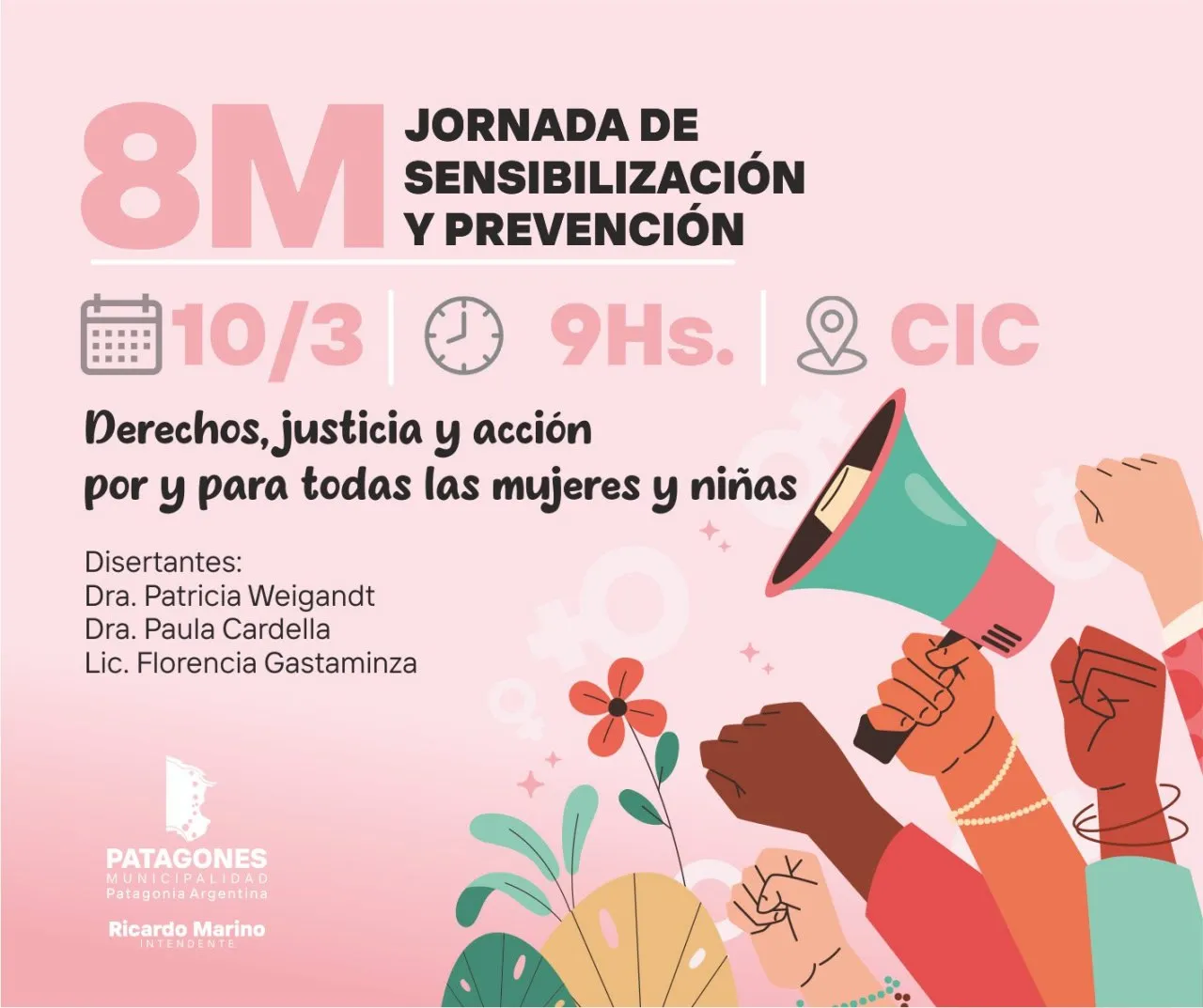 Jornada de Sensibilización y Prevención por el 8M en el C.I.C.