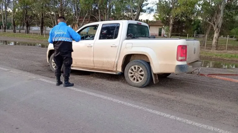 Operativos de prevención vial en Villalonga y Stroeder