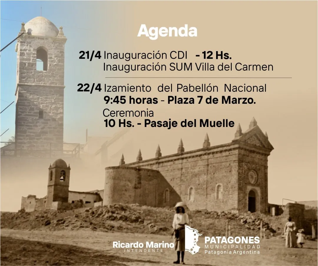 247° Aniversario de la Comarca Carmen de Patagones – Viedma: Actividades oficiales e inauguraciones