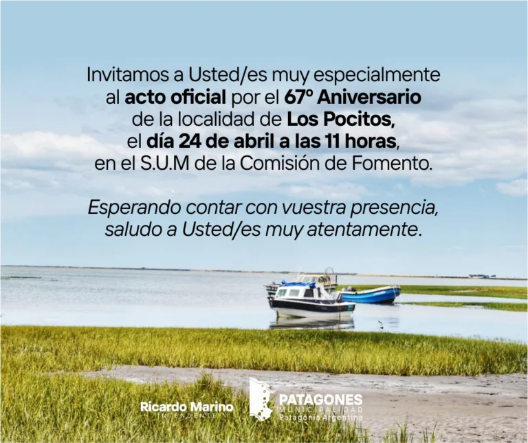 Balneario Los Pocitos conmemora su 67° aniversario con acto oficial