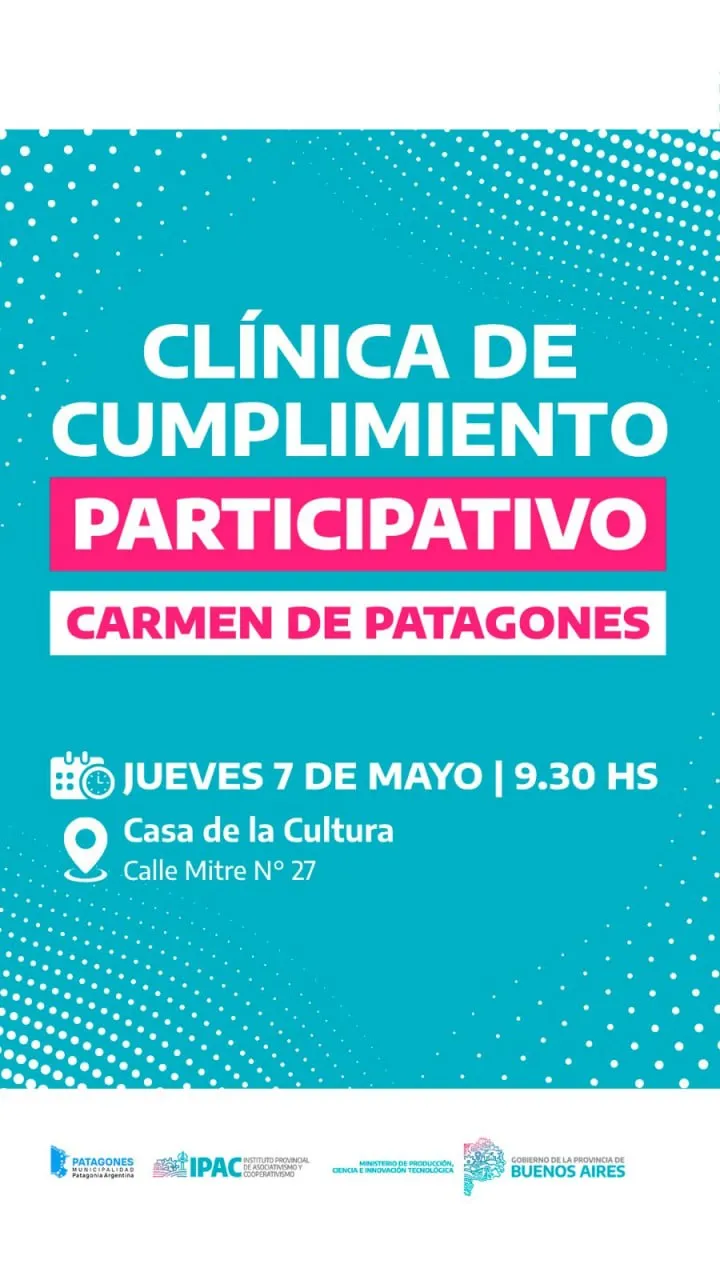 Clínica de Cumplimiento Participativo del IPAC en Carmen de Patagones