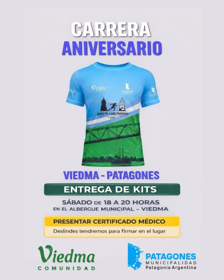 Entrega de Kits para la Carrera Aniversario Viedma – Patagones