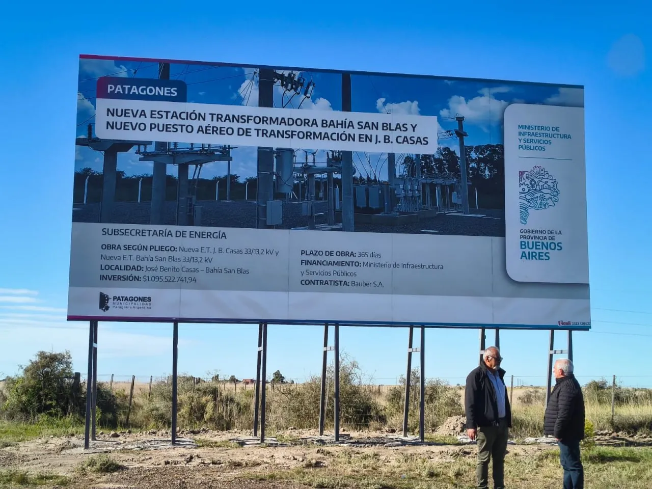 Marino recorrió obras de infraestructura y nuevos espacios en San Blas
