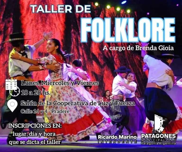 Taller de Folklore en Pradere