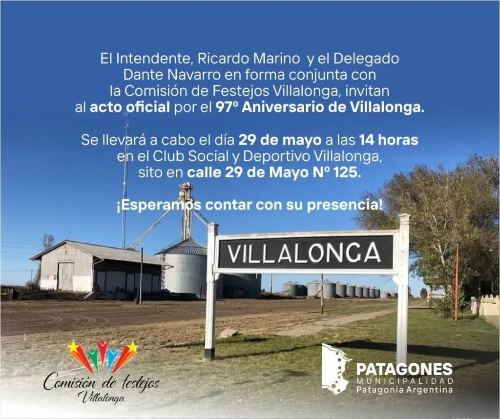 97º Aniversario de Villalonga: Invitación al Acto Oficial y Actividades