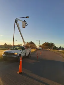 Avanza la reconversión lumínica en Carmen de Patagones