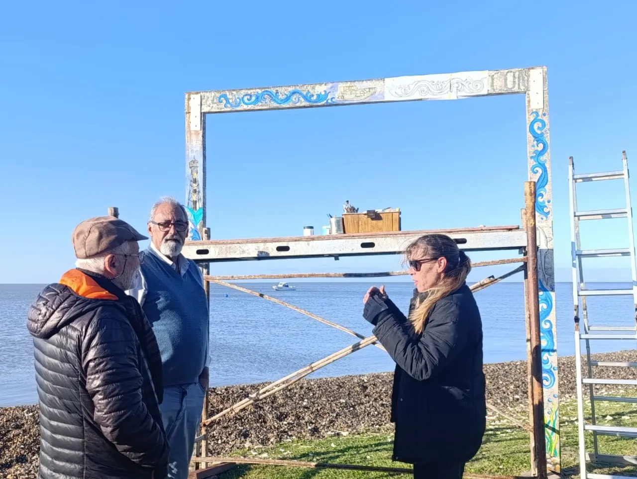 Bahía San Blas: comenzó la puesta en valor de un icono histórico y símbolo local