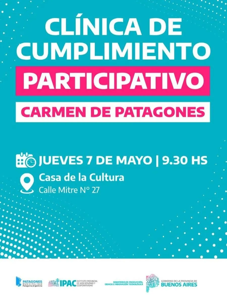 Clínica de Cumplimiento Participativo del IPAC en Carmen de Patagones