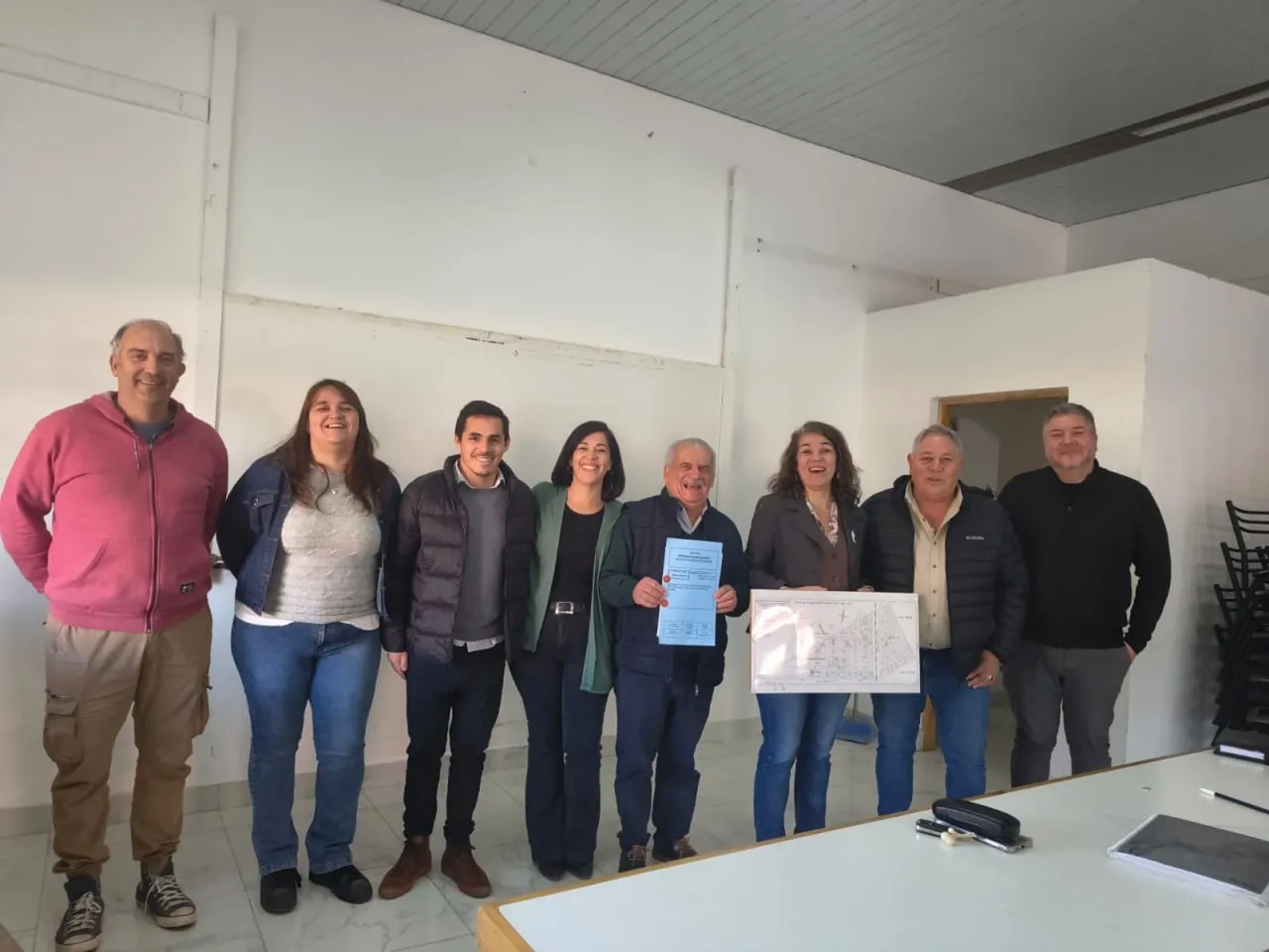 Después de 30 años de espera, más de 100 vecinos de Pradere accederán a la red de gas