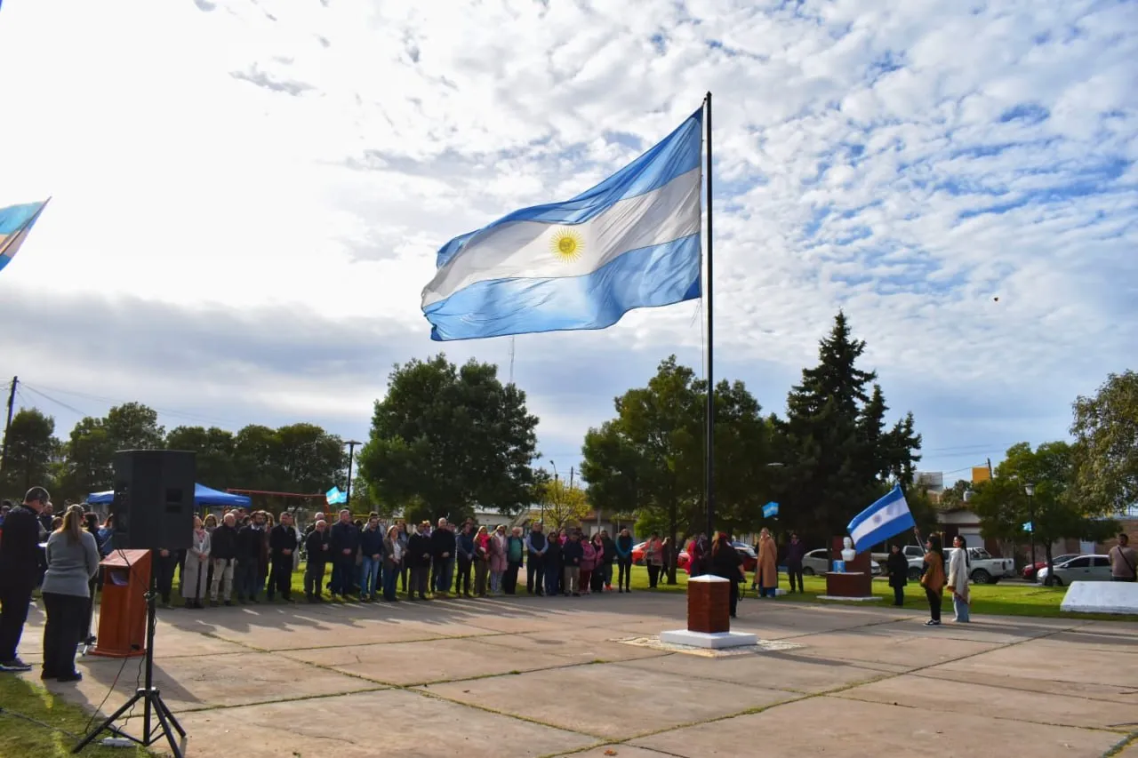 El intendente Marino encabezó el acto por el Día del Trabajador en Patagones