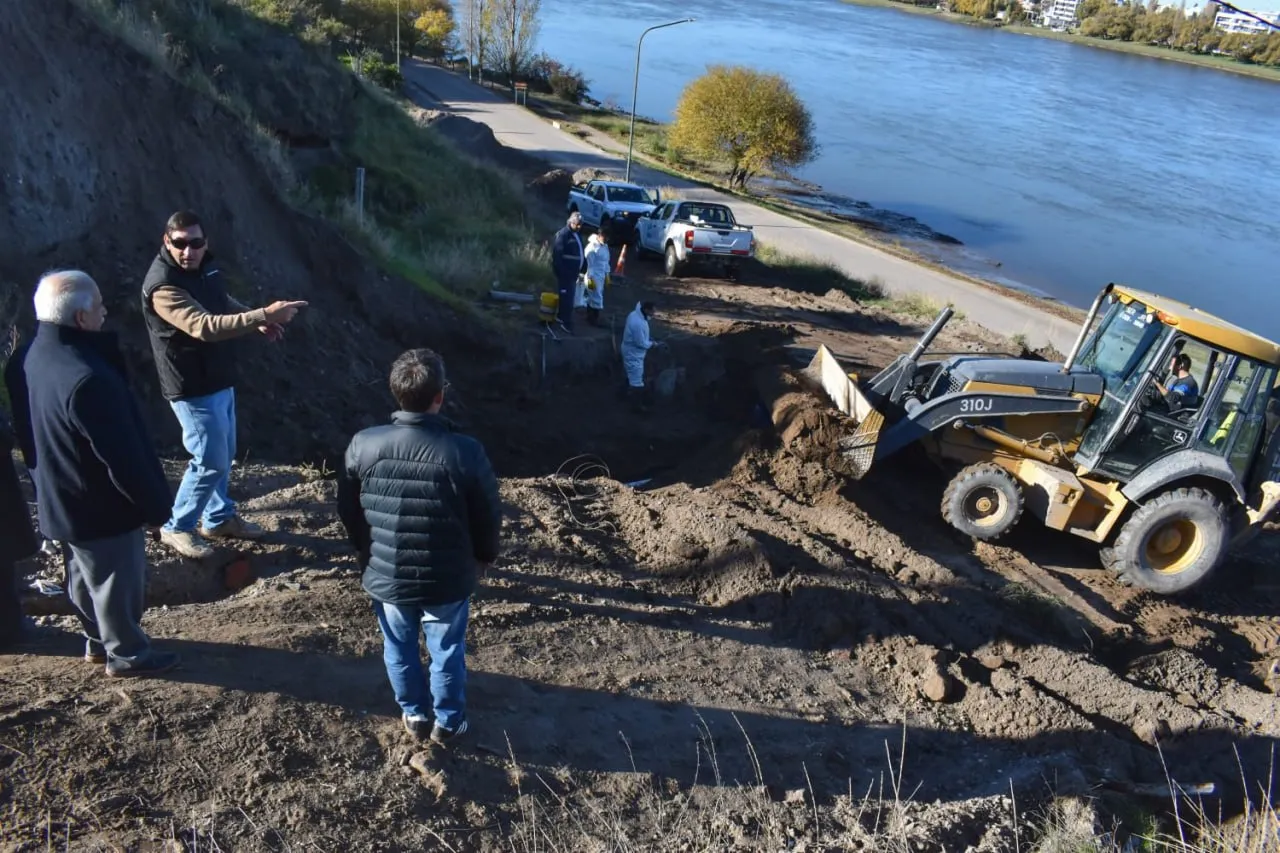 Intensos trabajos en Villa del Carmen tras el temporal