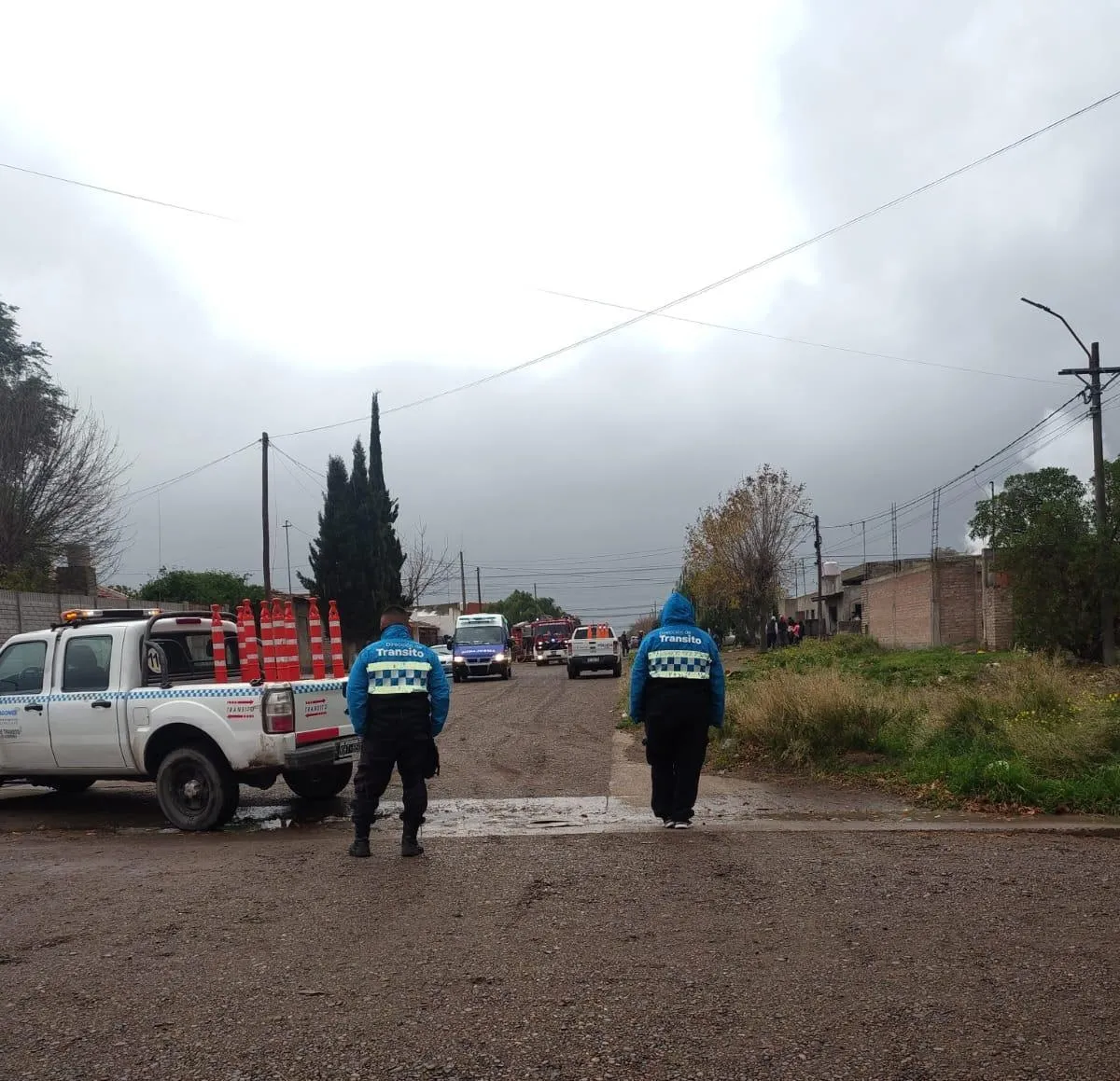Interrumpen circulación en calle César Fournier por incendio domiciliario