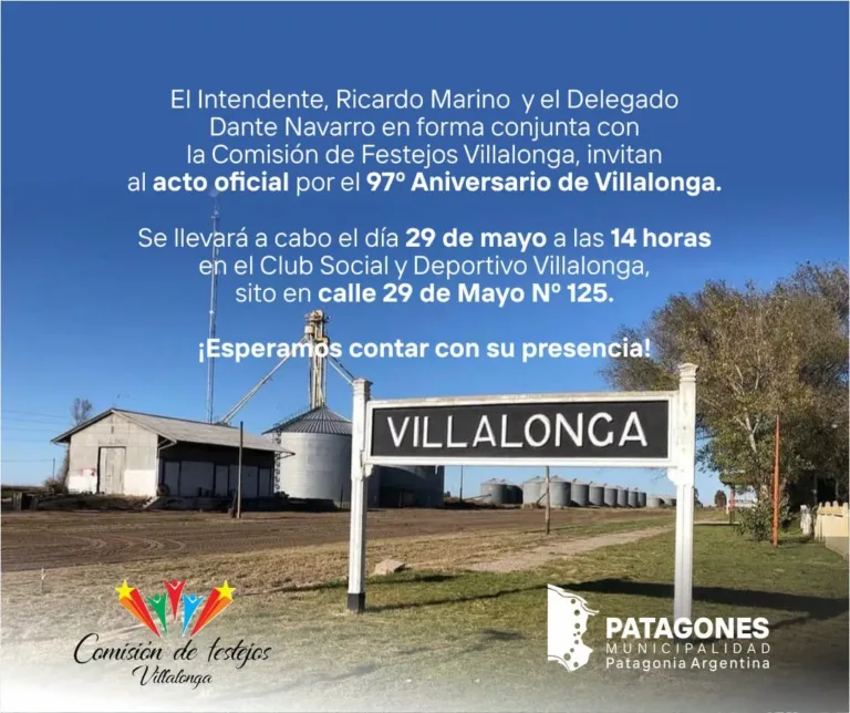 Invitación al 97° Aniversario de Villalonga