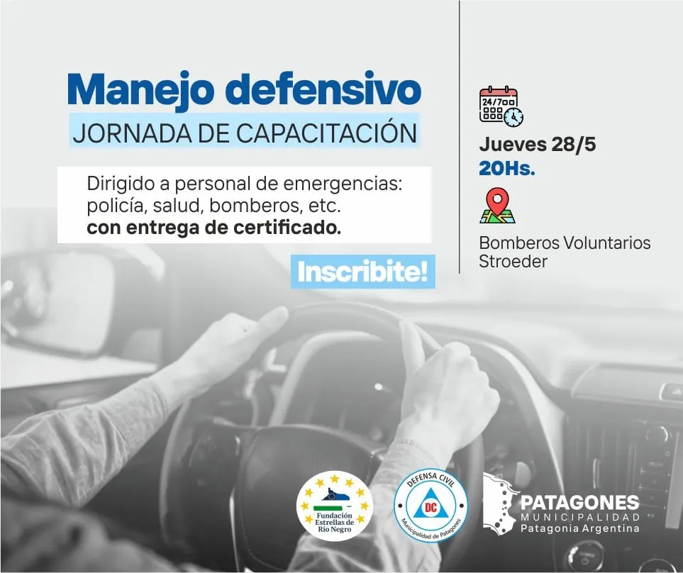 Jornada de Capacitación en Manejo Defensivo para personal de emergencias en Stroeder