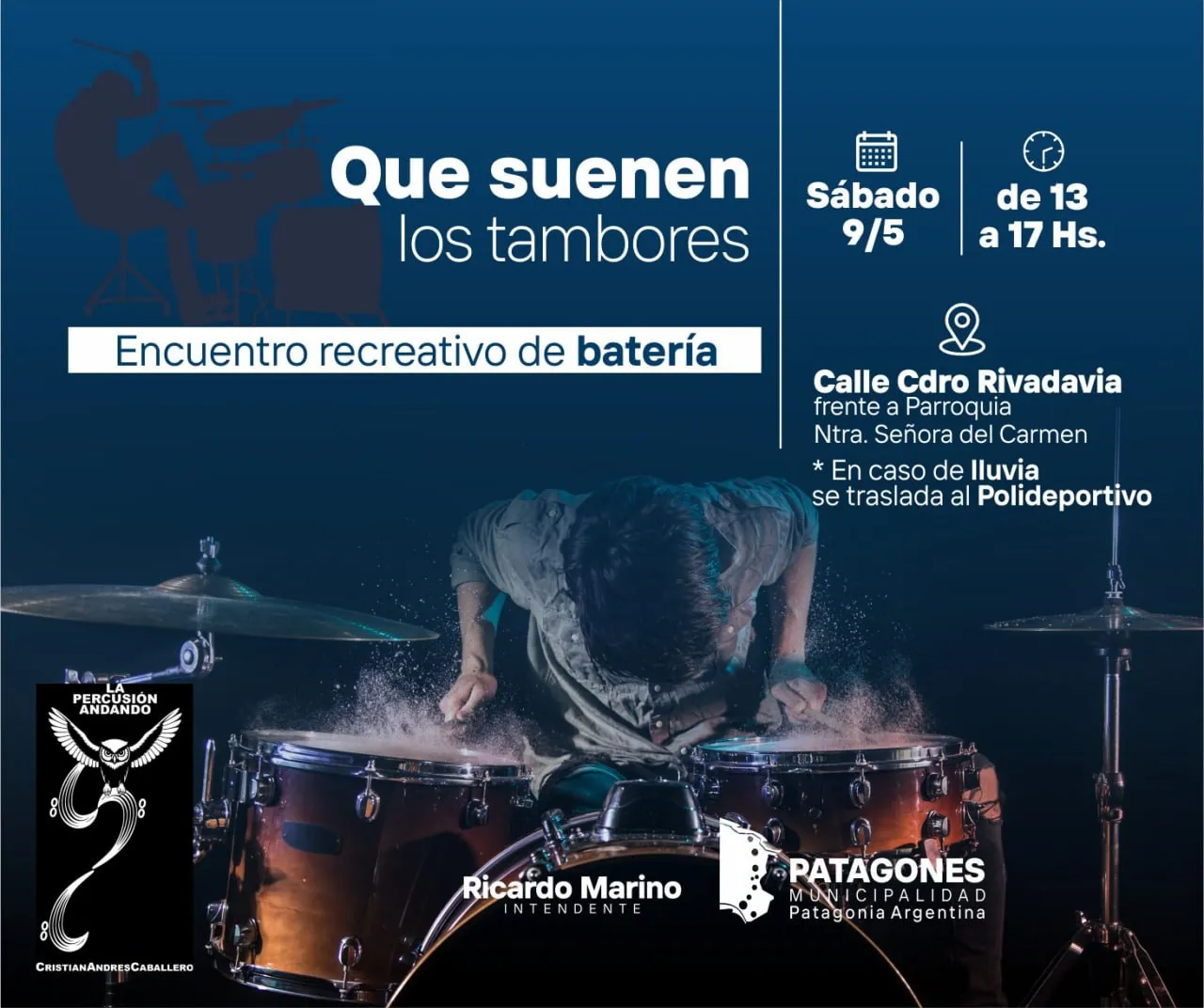 Los tambores sonarán en el Polideportivo