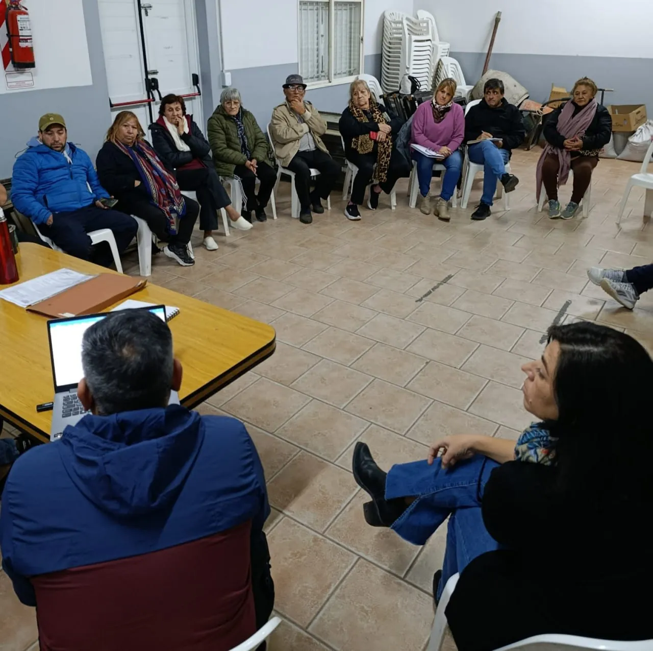 Reunión con la Comisión de Fomento del barrio Bicentenario