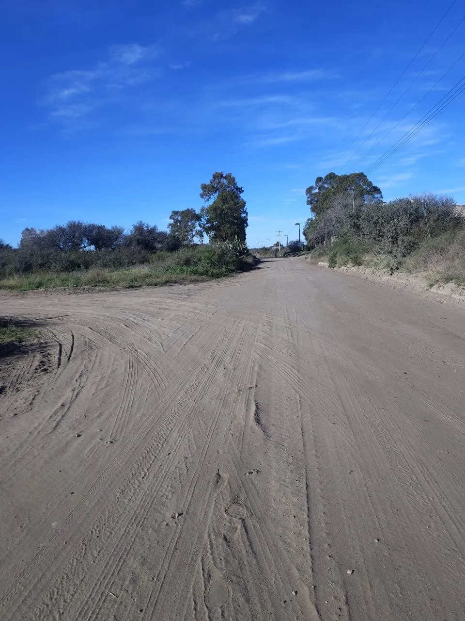 Corte parcial de tránsito en el Camino a Laguna Grande